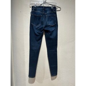 FRAME Le One Skinny Jeans Kodak Dark Indigo High Rise Stretch LOSK630 Size 1